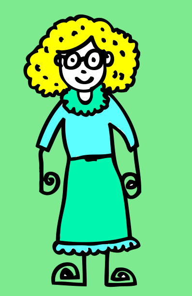 美女女孩卡通图片下载