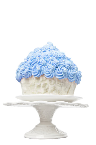 巨型蓝杯蛋糕图片下载