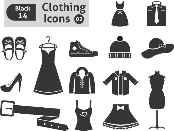 衣服图标图片下载