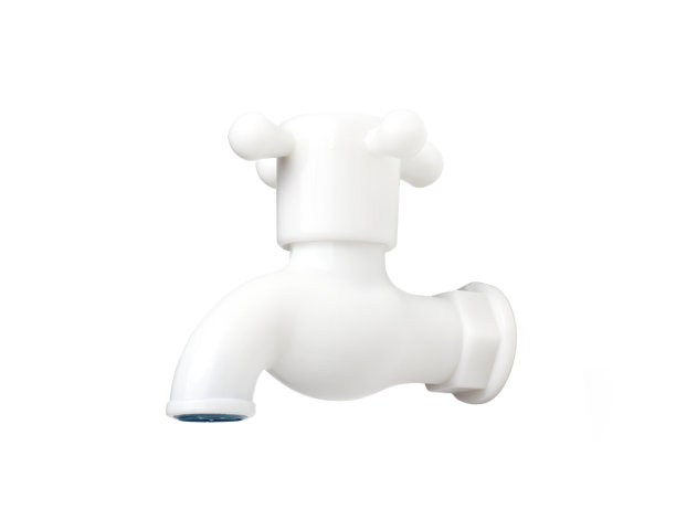 白色塑料水龙头图片下载