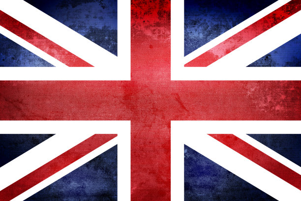 狼籍的英国国旗图片下载