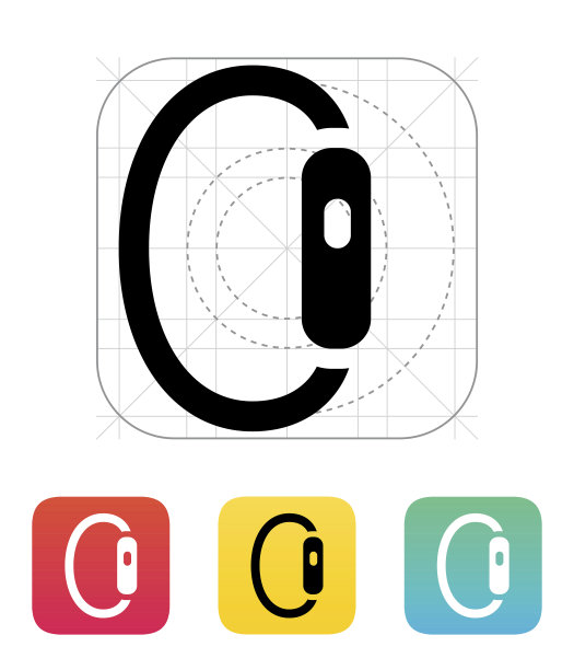 智能手表侧面视图图标图片下载