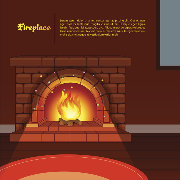 室内壁炉图像图片下载
