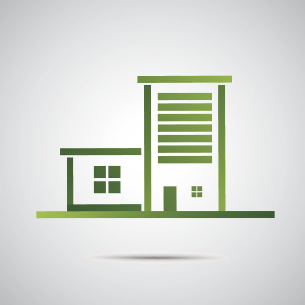 生态城市房地产的标志图片下载