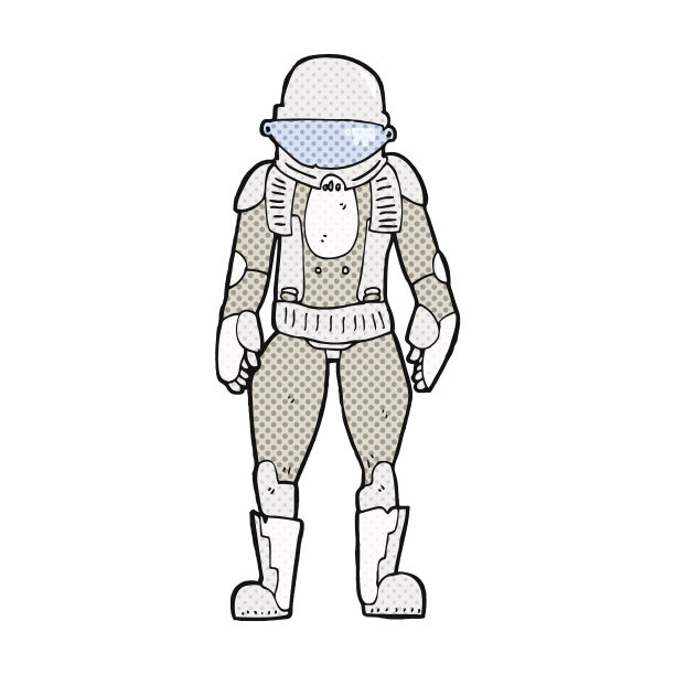 漫画卡通宇航员图片下载
