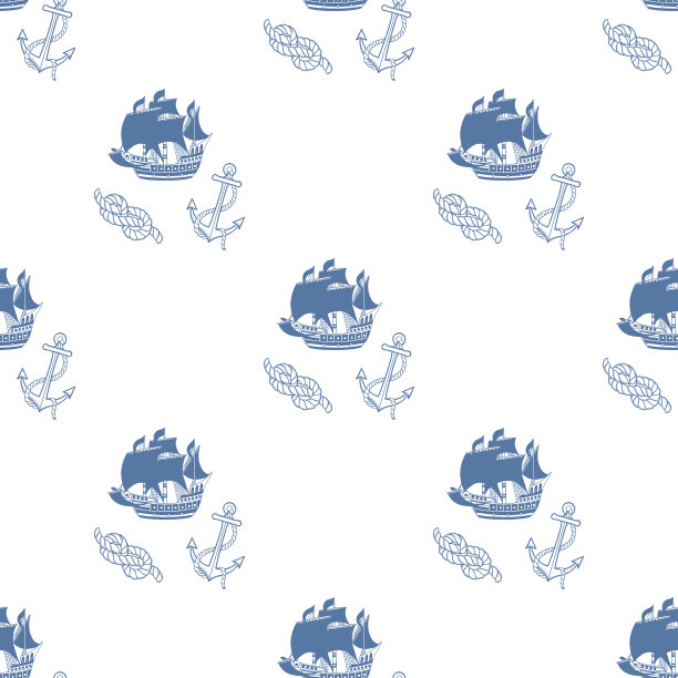 一套航海设计元素图片下载