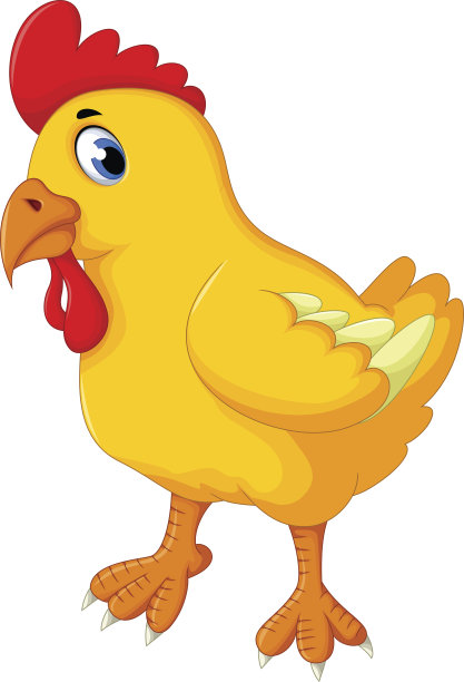 可爱的小鸡卡通造型图片下载
