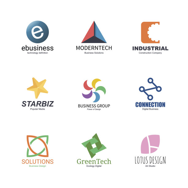 抽象的标志设计图片下载