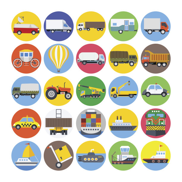 运输矢量图标3图片下载