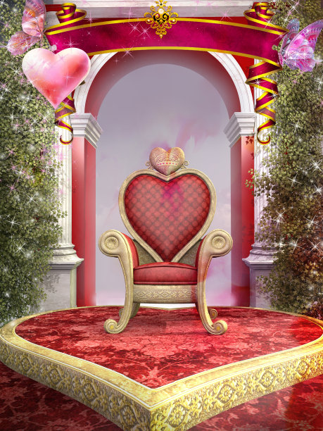 心形的椅子图片下载