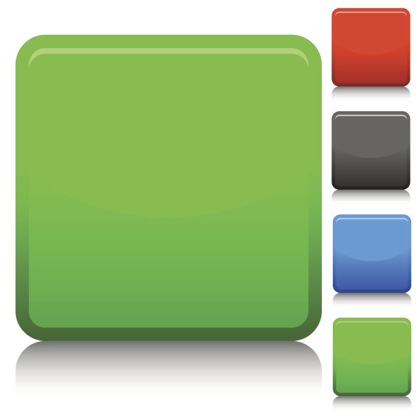 方形按钮图标设置图片下载