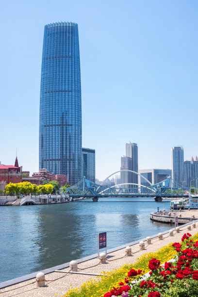 天津晴朗的天空图片下载