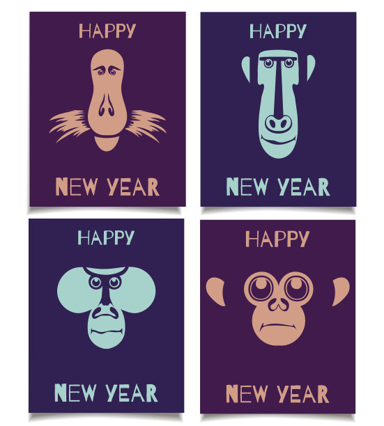 猴年定快乐图片下载