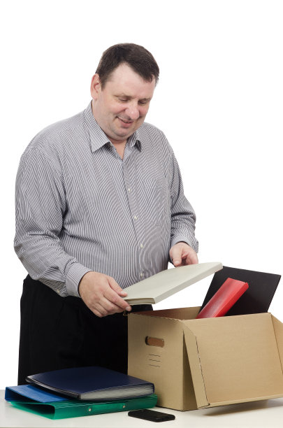 中年幸运求职者图片下载