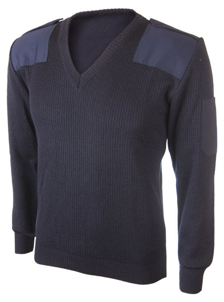 幽灵布海军毛衣孤立的白色。图片下载