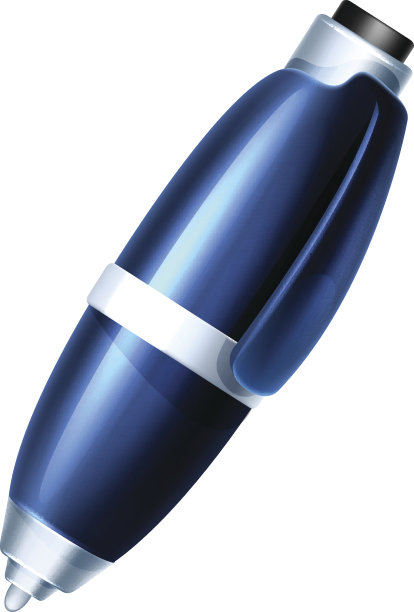 孤立矢量卡通笔图片下载