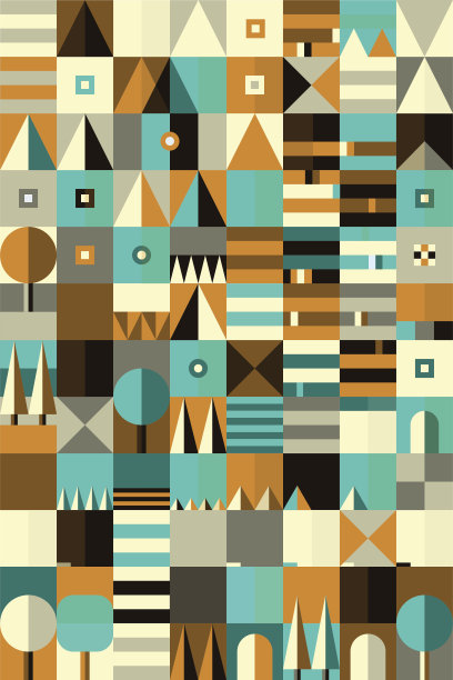 几何抽象图案，背景图片下载