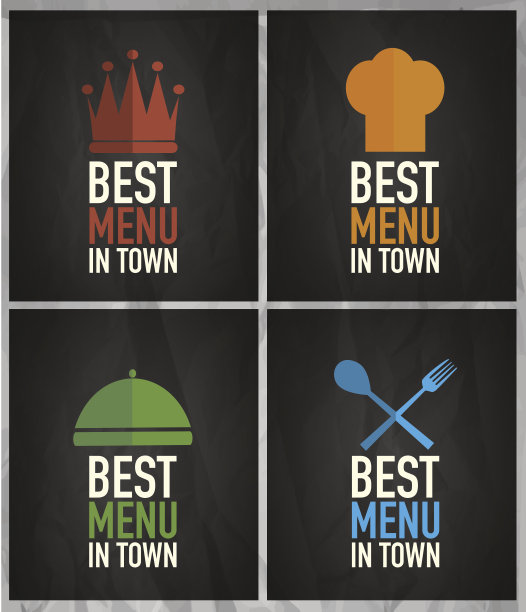 最佳菜单设计矢量图片下载