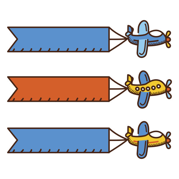 飞机与海报图片下载