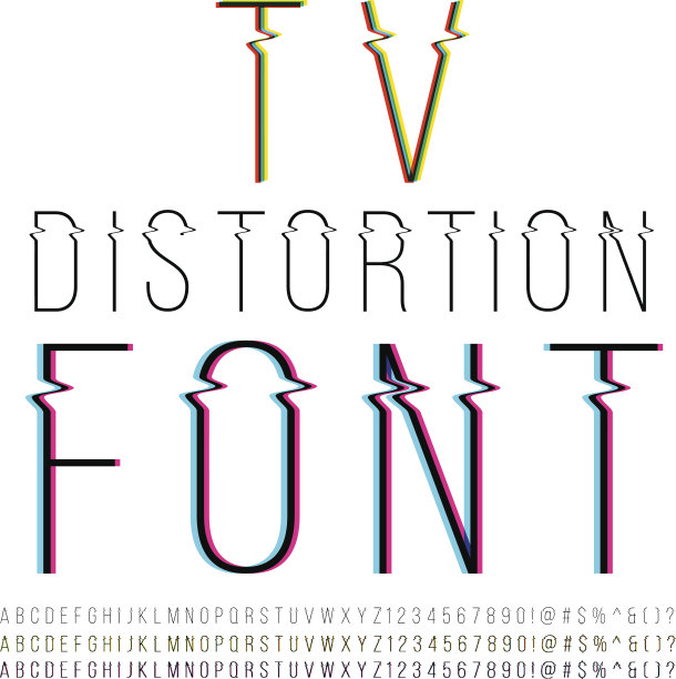 扭曲的字体图片下载