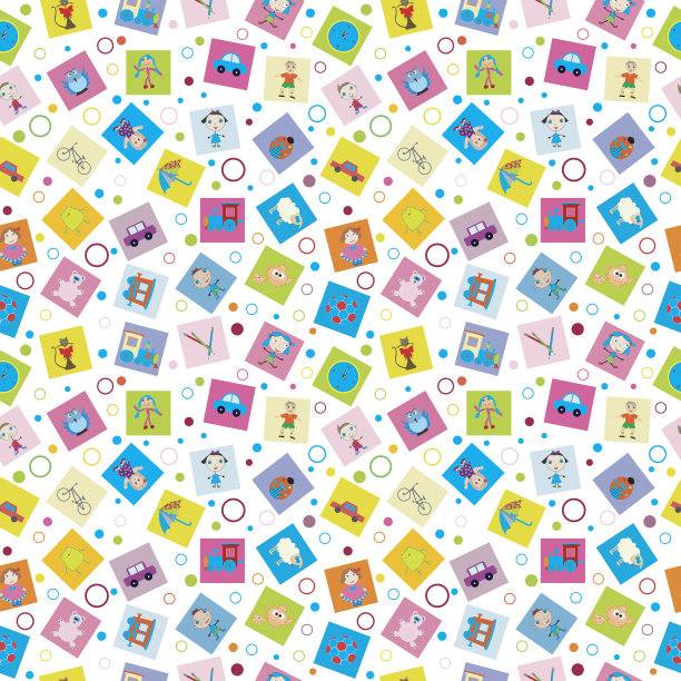 孩子们的玩具包装纸图片下载