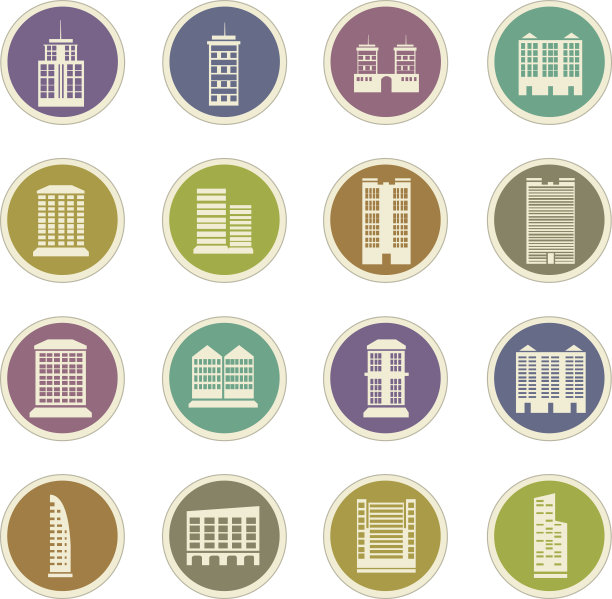 建筑图标设置图片下载