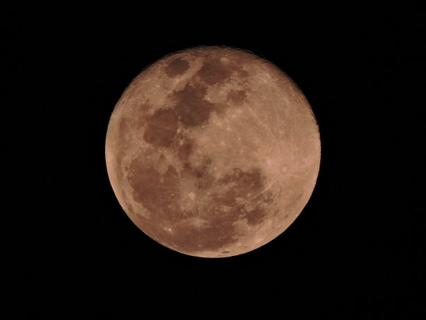 2014年的超级月亮图片下载