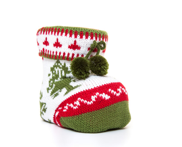 针织圣诞袜子图片下载