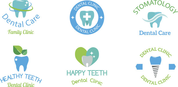 牙医符号向量集。图片下载