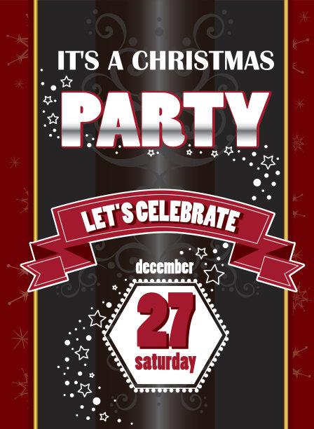 邀请圣诞快乐图片下载