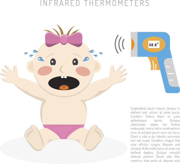 温度测量婴儿图片下载
