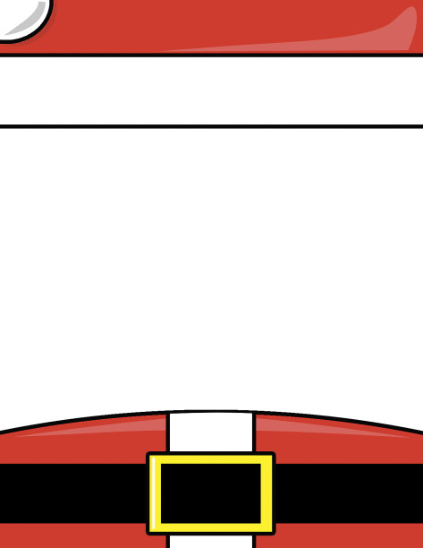 圣诞老人帽和西装海报图片下载