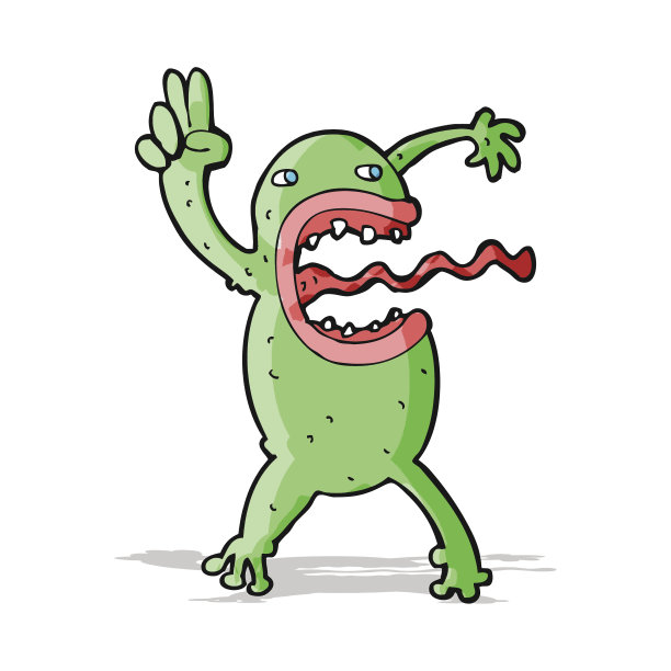 卡通疯狂青蛙图片下载