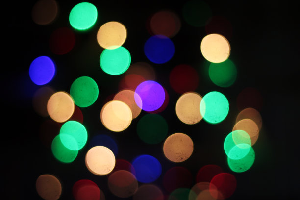 散焦背景灯图片下载