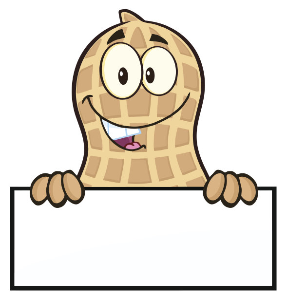 一个空白的标志，快乐的花生图片下载