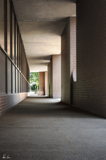 美国城镇走廊图片下载