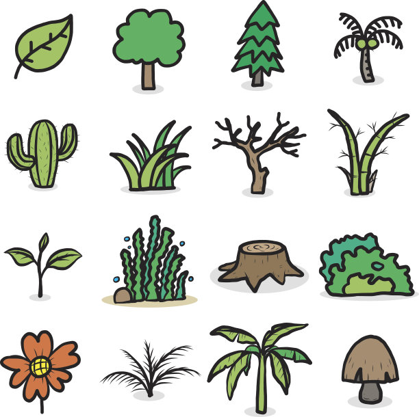 树，植物图标设置图片下载