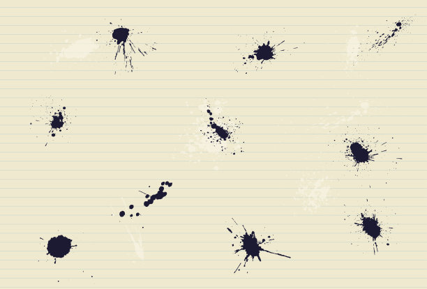 洒在纸上。图片下载