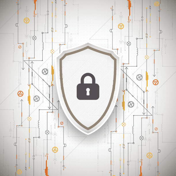 保护的背景。技术安全。图片下载