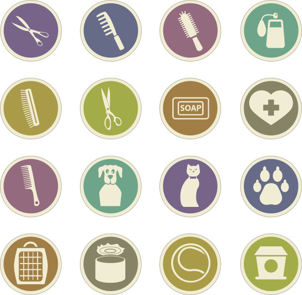 宠物商品图标集图片下载