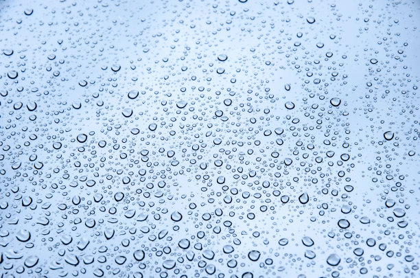 蓝色的水纹理带小水滴图片下载