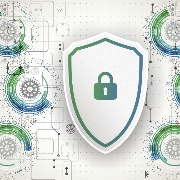 保护的背景。技术安全。图片下载