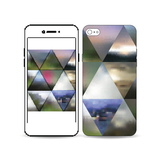 移动智能手机的一个例子的屏幕和掩护图片下载