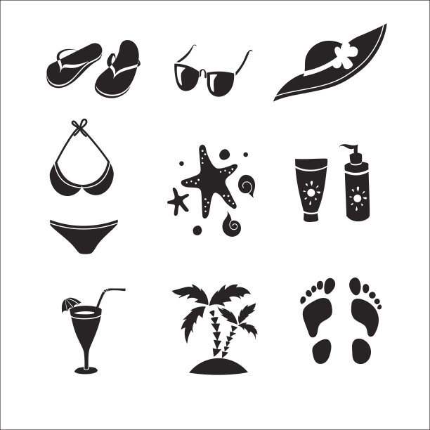 夏季元素为您的设计图片下载