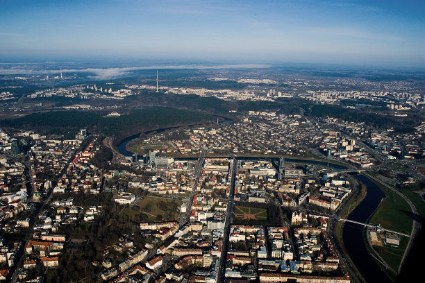 维尔纽斯-鸟瞰图图片下载