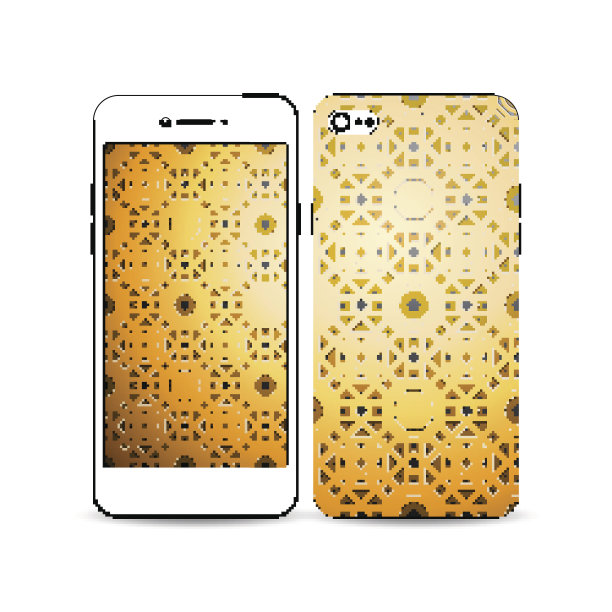 带有屏幕和保护壳示例的手机图片下载