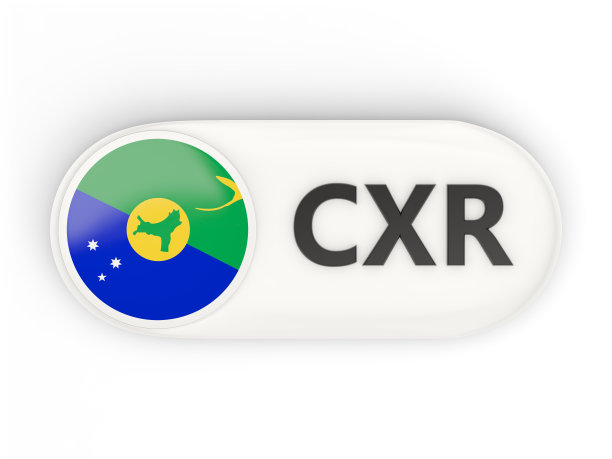 圆形图标与圣诞岛旗图片下载