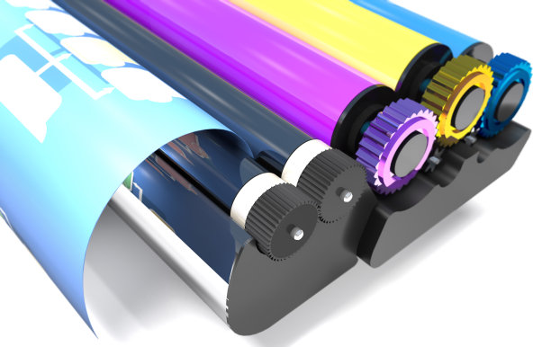 辊的打印机。图片下载