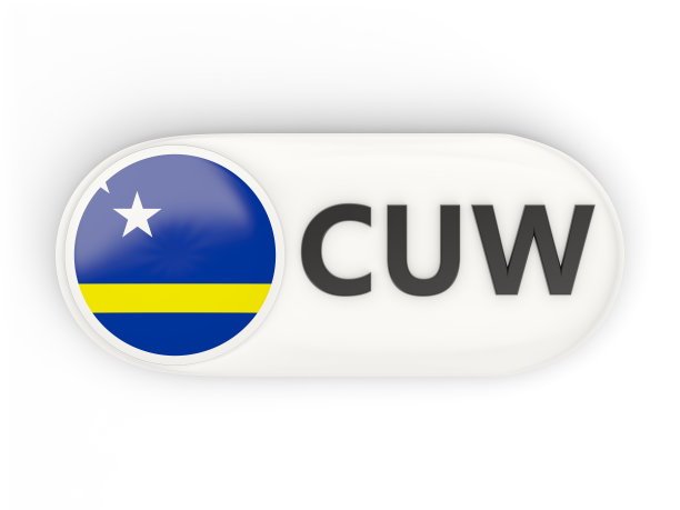 圆形图标与库拉索旗图片下载