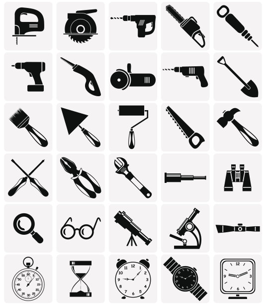 工具和设备的图标图片下载